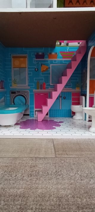 Casa de muñecas madera