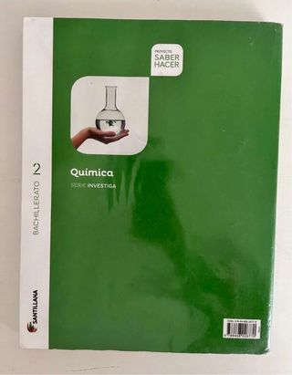 Libro Química 2°Bachillerato Santillana