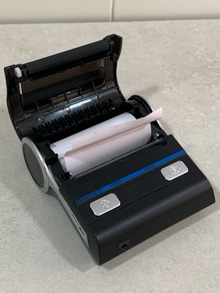 Mini impresora de tickets bluetooh + papel