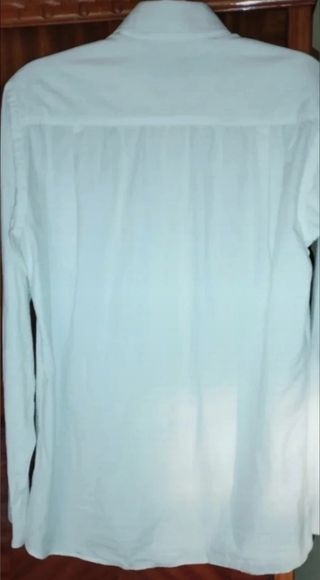 CAMISA BLANCA DE ALGODÓN TALLA M.