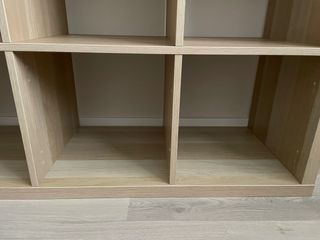 Estanteria kallax roble blanco 182x182 5x5