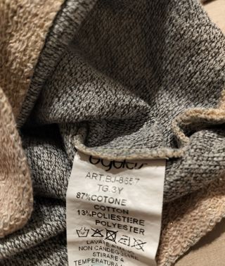 Felpa Byblos bimba 3 anni beige