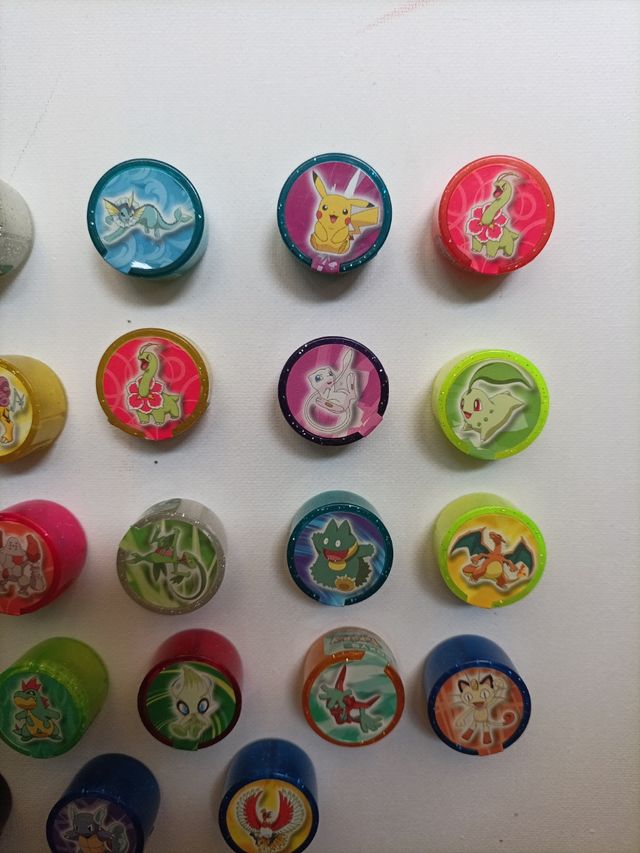 Pokemon roller tazos