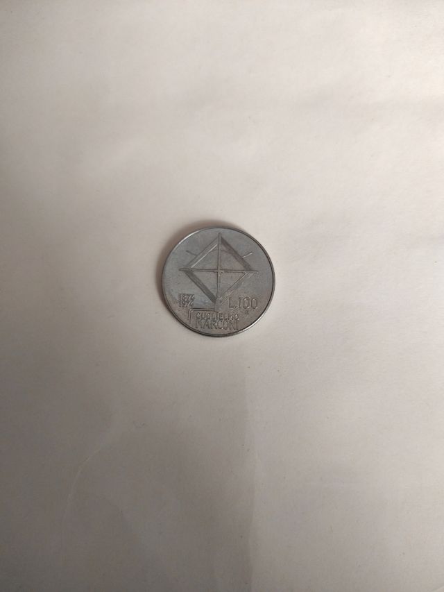 100 lire italiane 1974