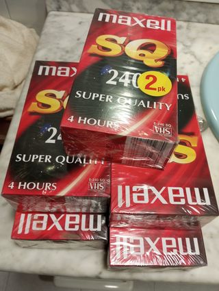 Cintas de VHS de cuatro horas