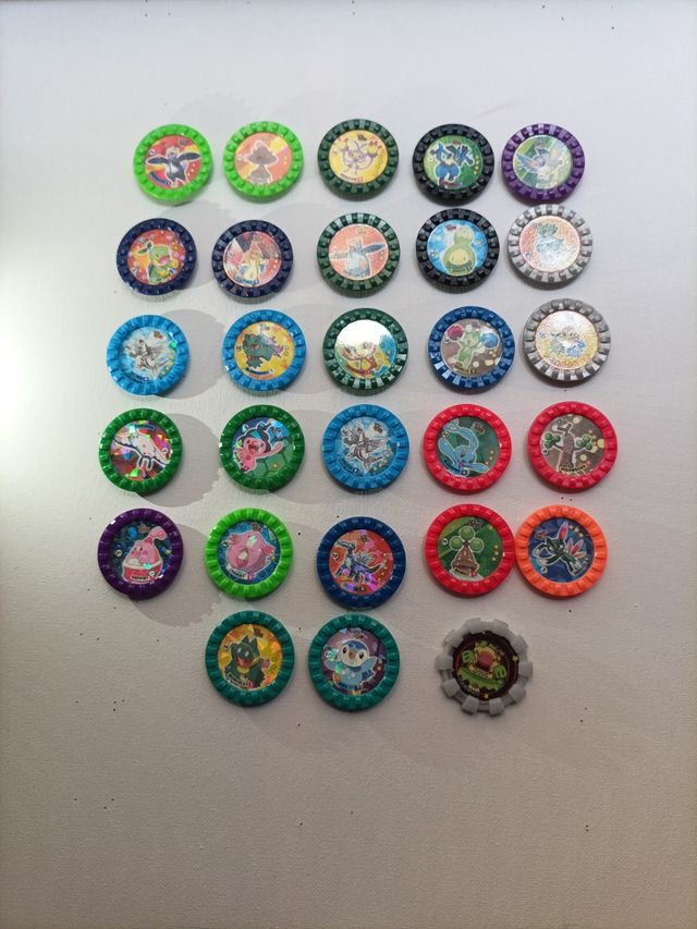 Pokemon Tazos Redondos