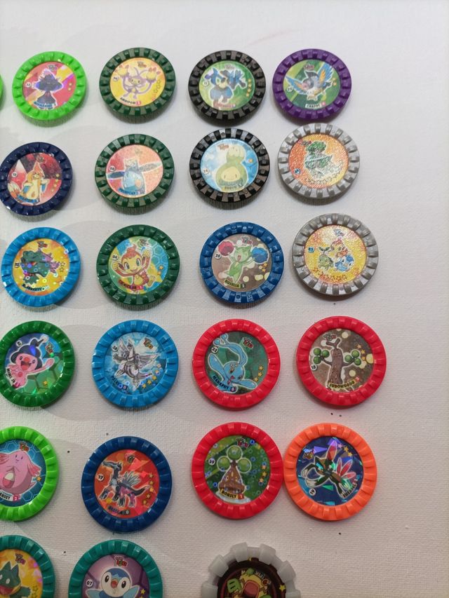 Pokemon Tazos Redondos