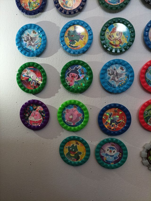 Pokemon Tazos Redondos