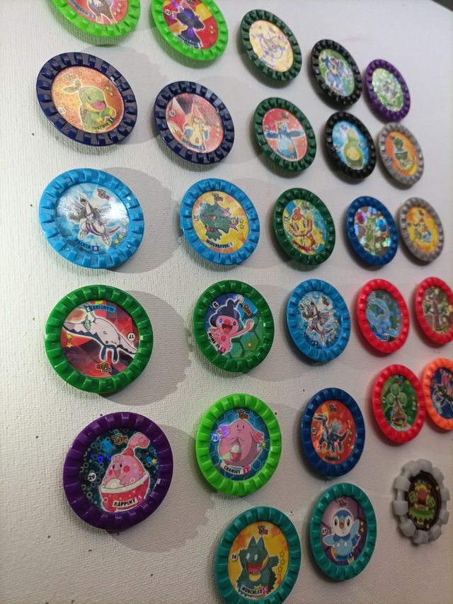 Pokemon Tazos Redondos