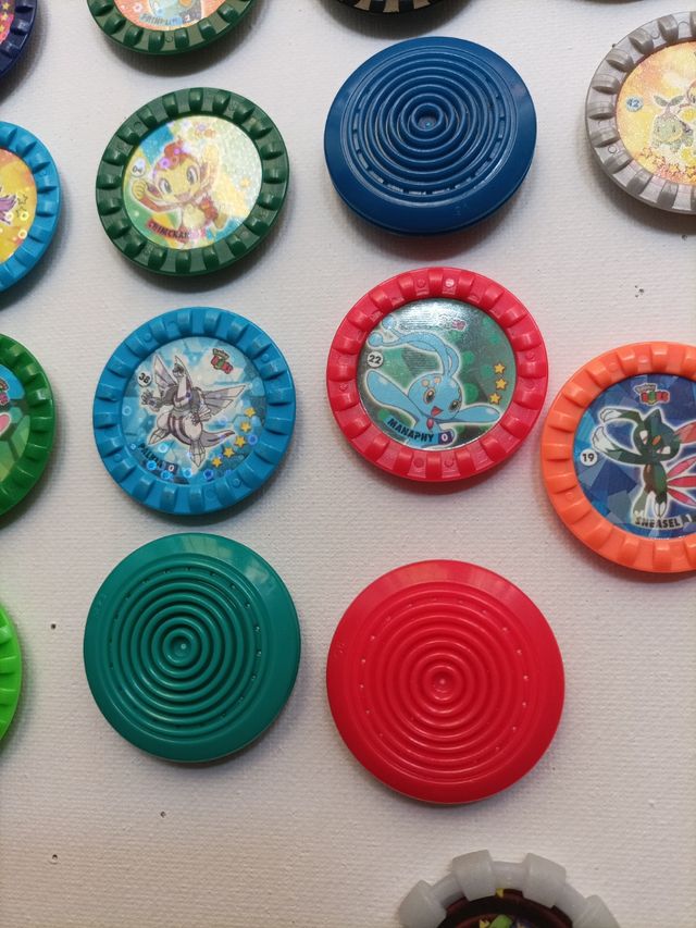 Pokemon Tazos Redondos