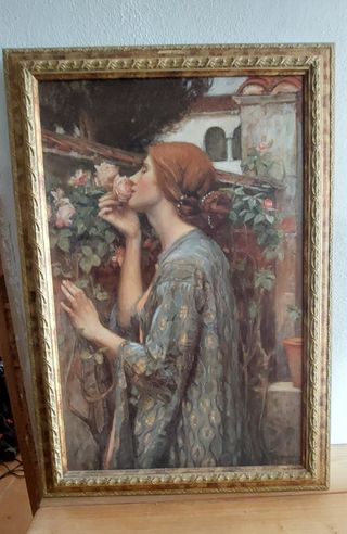 Cuadro El alma de la rosa Waterhouse 1908