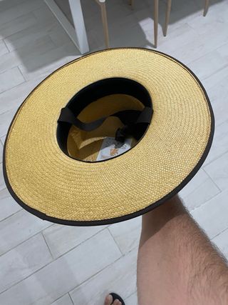 Sombrero Panama camel ( Olivera)Talla 55