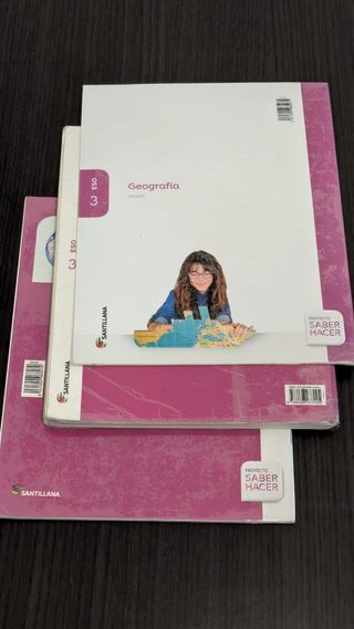 Libros de 3 ESO. Precio indicado en cada libro