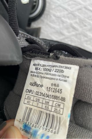 Patines linea adulto de Oxelo negros