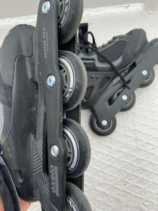Patines linea adulto de Oxelo negros