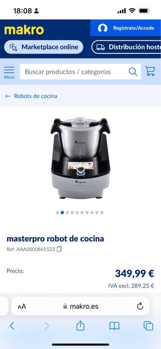 Robot de cocina Masterpro