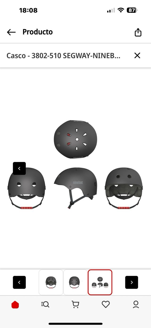 Casco nuevo SEGWAY-NINEBOT, Negro