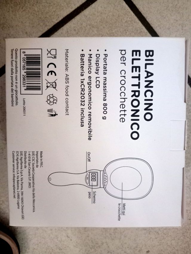 Bilancino elettronico per crocchette