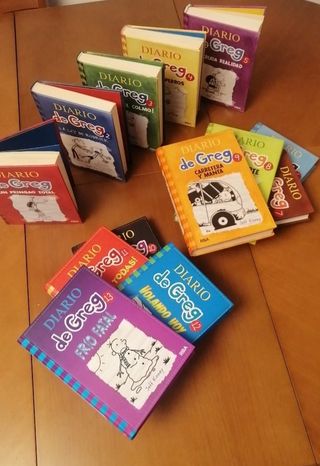 Libros Diario de Greg 1/2/3/5 disponibles