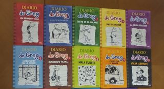 Libros Diario de Greg 1/2/3/5 disponibles