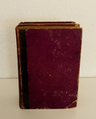 2 Libros antiguos 1868 Cristóbal Colón