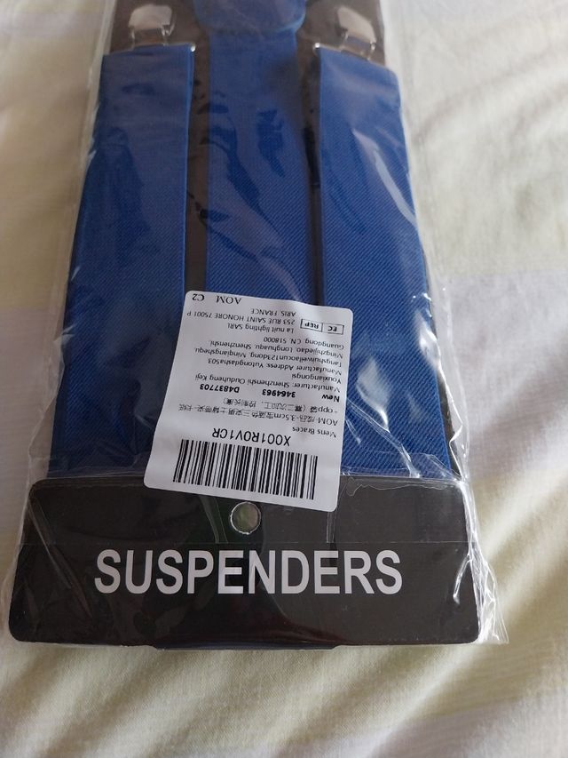 Tirantes unisex.  Nuevos