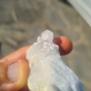 Minerali Collezione Quarzo Biterminato Ialino