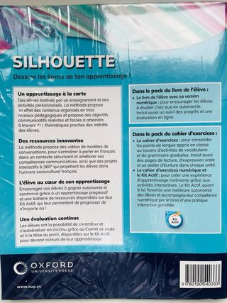 Libro de frances 3 ESO OXFORD SILHOUETTE