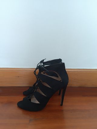 Zapatos negros tacón T39