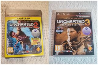 Uncharted 2 y 3 PS3