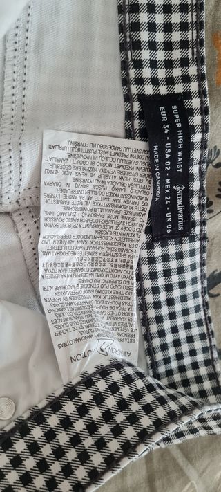 PANTALÓN ESTAMPADO VICHY