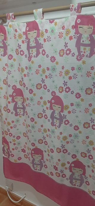 Cortinas infantiles y tela