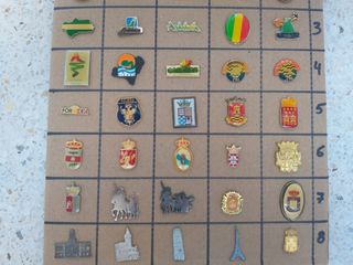 Pins heráldico, comunidades, provincias.
