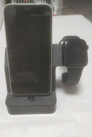 Base de carga iPhone y Apple Watch 