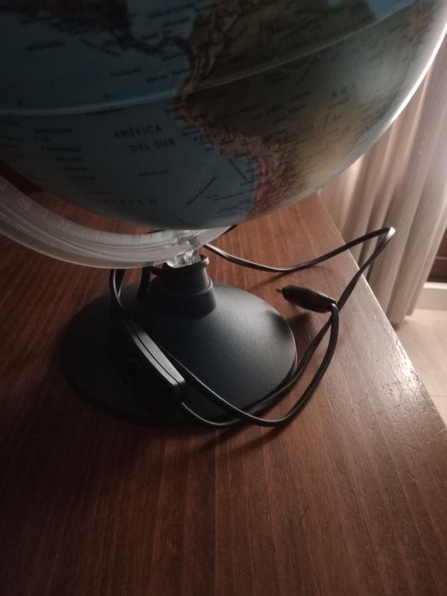 Bola del mundo lámpara
