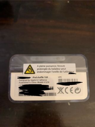 iPod Shuffle 2a gen. Gris nuevo y sellado