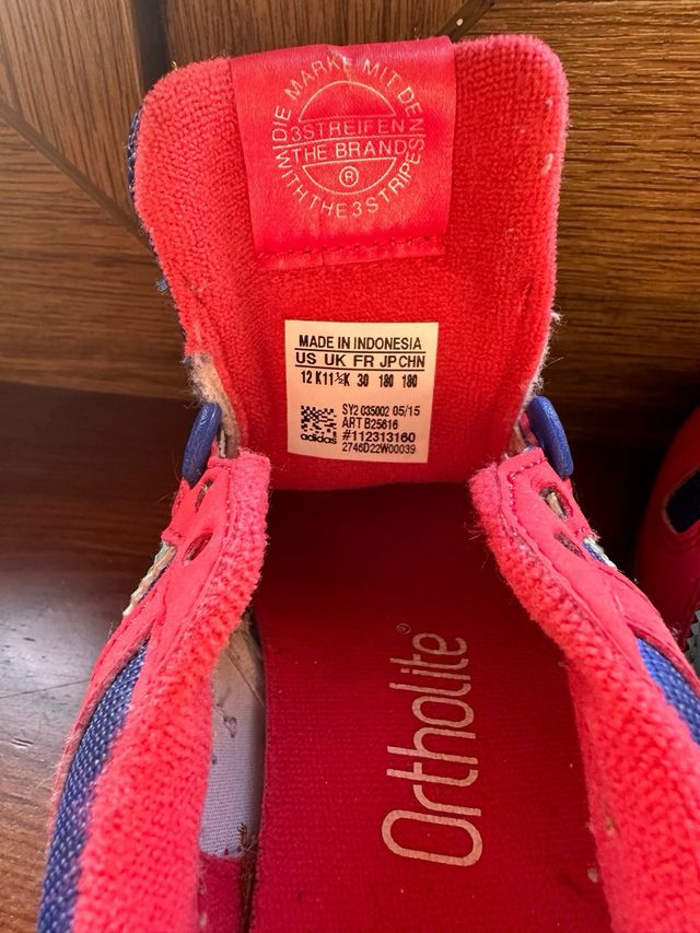 Tenis adidas talla 30