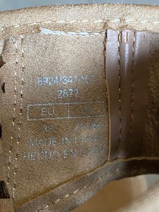 Sandalias de tacón y de rejilla Stradivarius 38