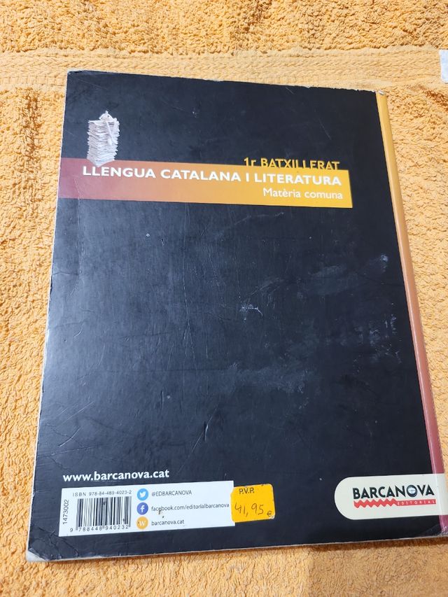 Libro llengua catalana barcanova batx 1