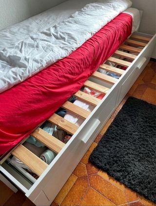 Cama con almacenaje Briones + colchones
