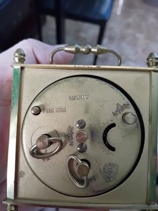 Reloj bronce alemán antiguo