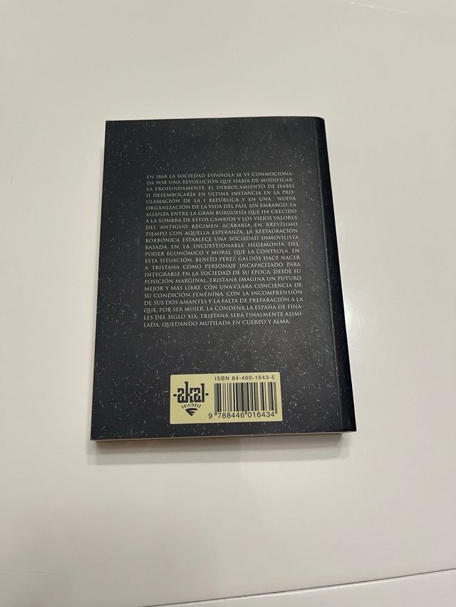 Libro di Tristana Benito Pérez Galdos