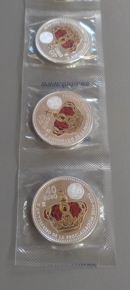 Moneda conmemorativa plata