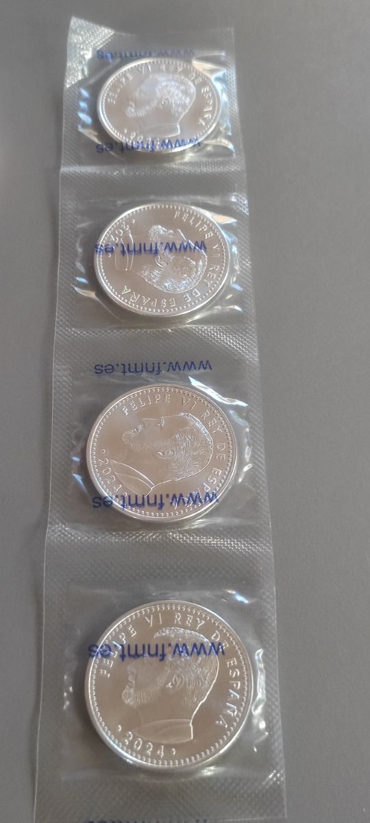 Moneda conmemorativa plata