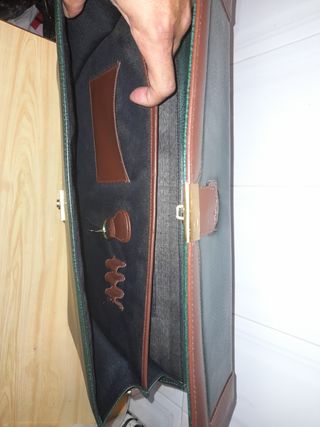 maletin carpeta de ejecutivo de piel 