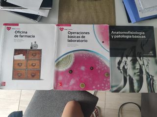 Libro de técnico de farmacia y apuntes