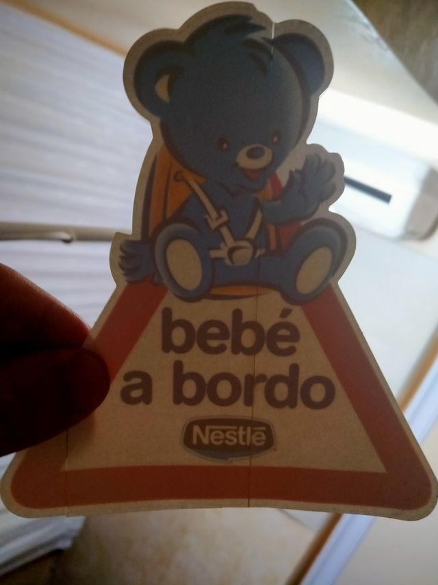 Pegatina de bebe a bordo