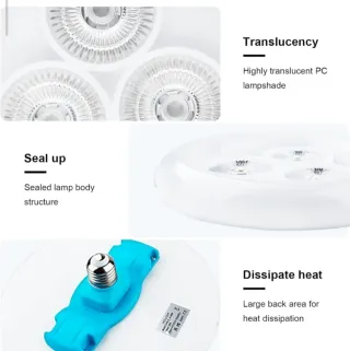 Plafoniera Soffitto LED 30W a colori Createstar