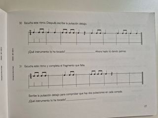Libro dictados musicales + cd