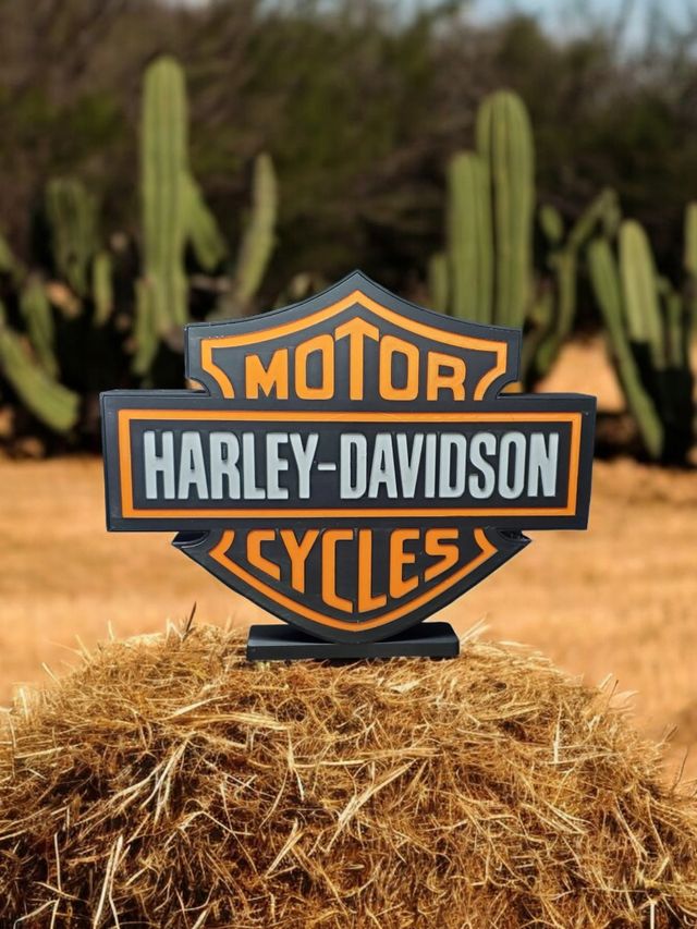 Lámpara 3D LED Harley Davidson